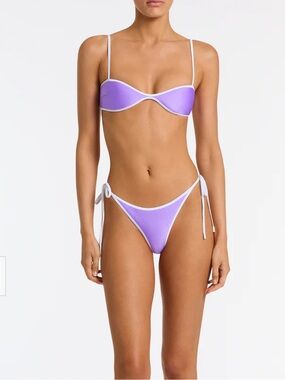 Triangl - Neoprene Grape Bikini set